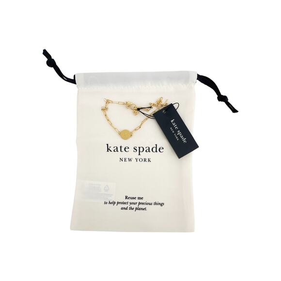 KATE SPADE New York Initial Chain Bracelet in Gold J - Picture 5 of 7